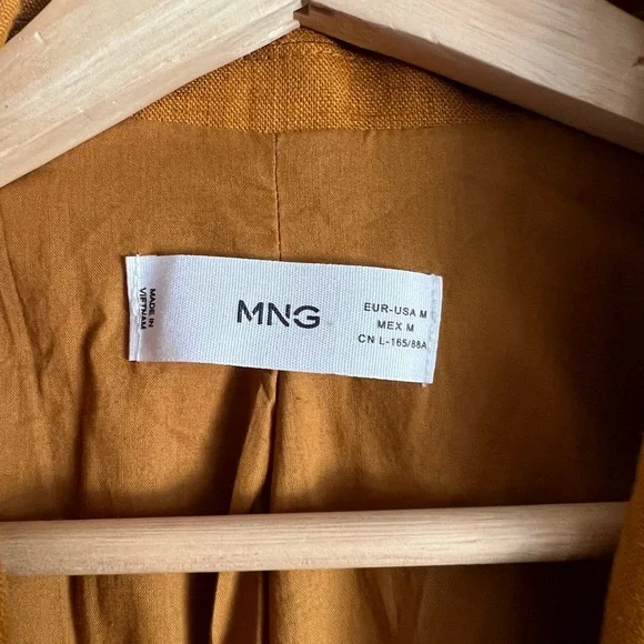 Mango Woman’s Linen Blazer| Rust| like new - Picture 8 of 12